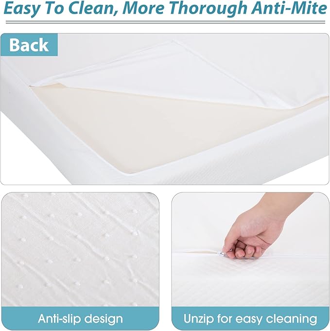BestMassage | 6 Inch Twin Mattress | Gel Memory Foam | Medium Firm Feel | White | Bed in a Box, CertiPUR-US Certified | Pressure Relief, Cooling Ventilated Foam | Breathable Knit Cover