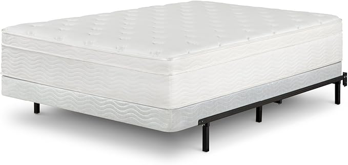 ZINUS 5 Inch Metal Smart Box Spring, Mattress Foundation, Strong Metal Frame, Easy Assembly, Queen