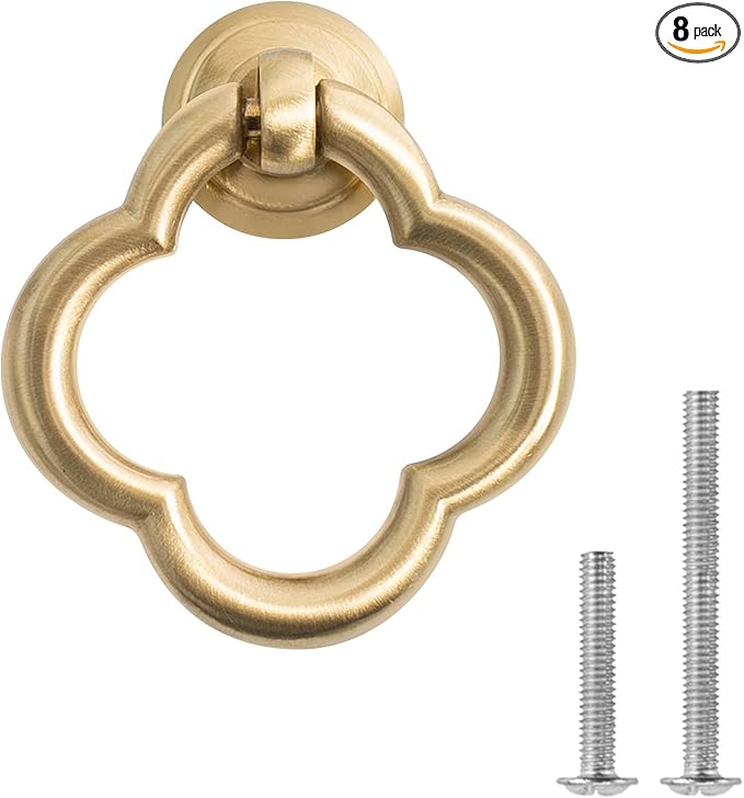 Cupboard Knobs Cabinet Knobs Drawer knobs, Zinc Alloy Gold Knobs for Dresser, Cupboard Knobs for Kitchen, Bathroom (Style C-2)