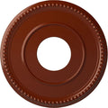 Ekena Millwork 12 1/2"OD x 3 7/8"ID x 3/4"P Bradford Fits Canopies up to 6 5/8" Ceiling Medallion, FireBrick
