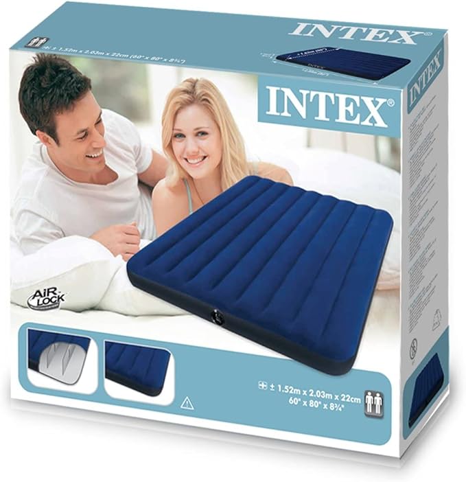 Intex Classic Downy Airbed, Queen