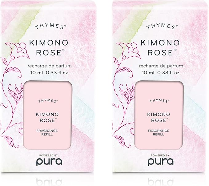Thymes Kimono Rose Pura Smart Home Plug-in Diffuser Refills - Pack of 2