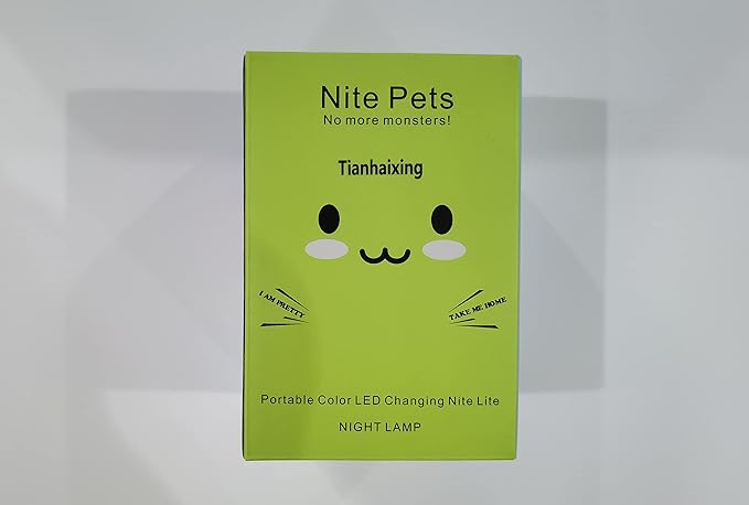Night Light Kids with Cute Dog Design Baby Children's Room LED Bedside Lamp with Changeable RGB Colors Rechargeable Night Light Compatible with Touch-Control & Remote Control - Dog