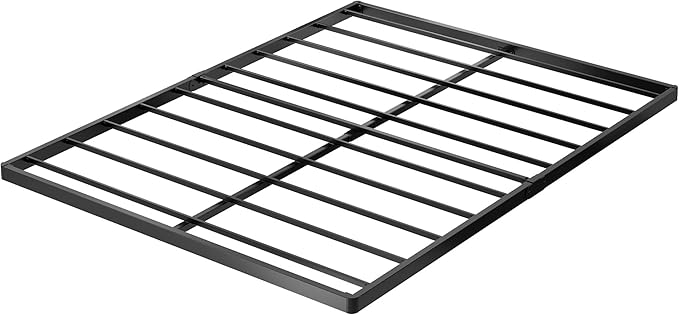 California King Box Spring Bed Base 2 Inch, Low Profile Metal Cal King Box Spring Bunkie Board 2 Inch, 3000 Lbs Max Weight Capacity Mattress Foundation, Noise-Free, Easy Assembly