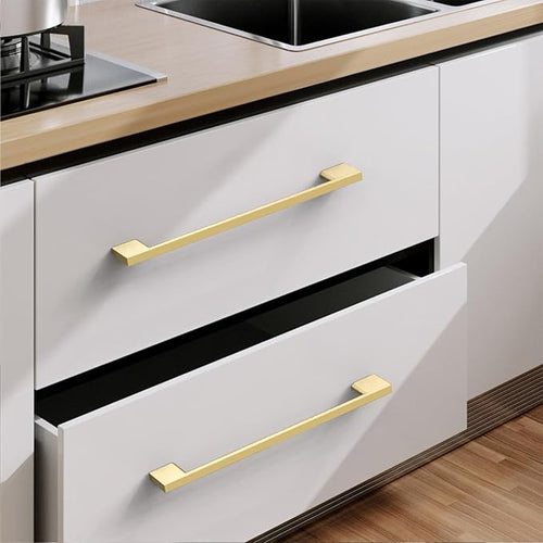 10 Pack Gold Cabinet Pulls 7.5 Inch Cabinet Handles Kitchen Cabinet Hardware Kitchen Handles for Cabinets Gold Drawer Pulls Kitchen Pulls