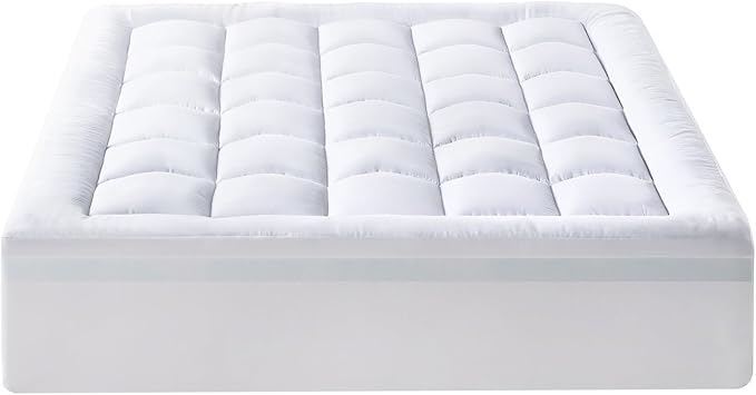 Best Price Mattress 3 Inch Pillowtop Mattress Topper and Pad Combo, 2 Inch Egg Crate Foam Mattress Topper, 1 Inch Plush Mattress Pad, Certified Safe Foam and Fabric, Dorm Essentials, Twin