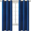 BGment Blackout Curtains for Bedroom 63 Inch Length 2 Panels Set, Room Darkening Sunlight Blocking Thermal Insulated Grommet Window Drapes, Each Panel 42 Inch Wide, Royal Blue