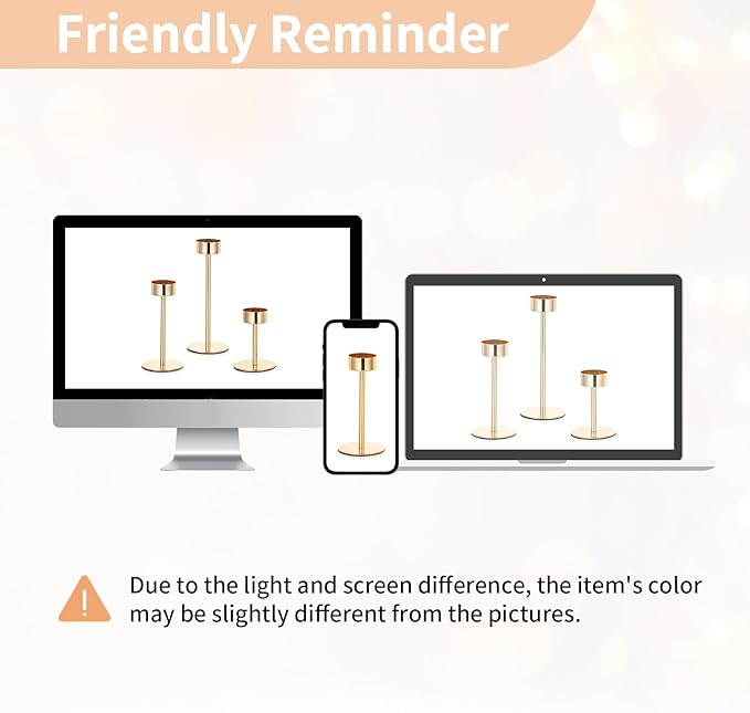 NUPTIO Hurricane Candlestick Holders for Centerpiece: Gold Taper Candles Stick Holders with Clear Glass Chimney - Tall Candleholder Set of 3 for Birthday Party Outdoor Decor