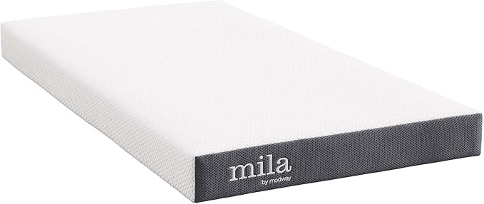 Modway Mila 6” Narrow Twin Mattress - Firm 6 Inch- 10-Year Warranty