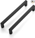 Ravinte 30 Pack 7-1/2 Inch Kitchen Square Cabinet Handles Matte Black Cabinet Pulls Black Drawer Pulls Kitchen Cabinet Hardware Kitchen Handles for Cabinets Cupboard Handles Drawer Handles