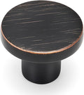 Ravinte 1 Pack Cabinet Knobs Oil Rubbed Bronze Kitchen Cabinet Knobs Round Dresser Drawer Pulls Closet Door Pulls 1-1/5 Inch