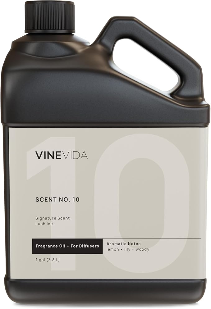 VINEVIDA Lush Ice Fragrance Oil for Cold Air Diffusers - (128 Fl Oz) - Essential Oils for Diffuser Oil Refill & Air Freshener Room Spray