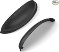 khtumeware 10 Pack 3-3/4" Drawer Pulls Matte Black Cabinet Cup Pulls Kitchen Hardware Cabinet Handles Drawer Handles Knobs 3-3/4 inch Hole Center