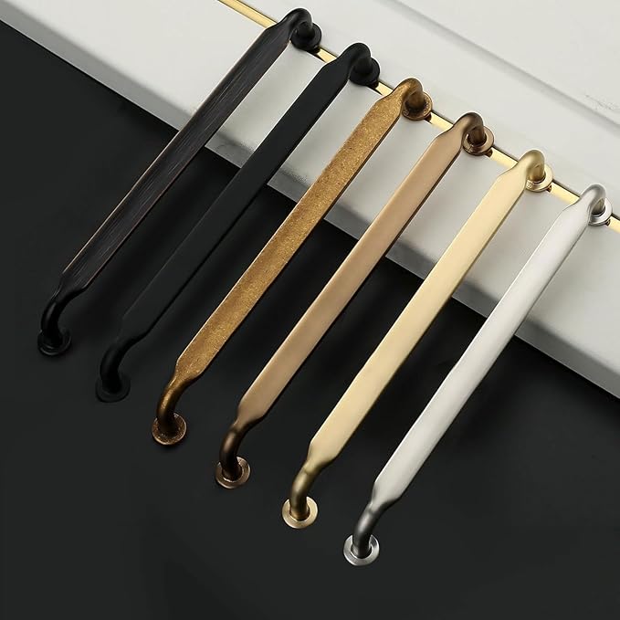 Asidrama 10 Pack 7.5 Inch(192mm) Brushed Satin Nickel Kitchen Cabinet Handles, Cabinet Pulls Kitchen Cabinet Hardware for Cupboard Drawer Pulls