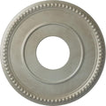 Ekena Millwork CM12BRFLS 12-1/2" x 3-7/8" x 3/4" Bradford Ceiling Medallion, Flash Gold