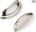 khtumeware 10 Pack 3-3/4" Drawer Pulls Polished Nickel Cabinet Cup Pulls Kitchen Hardware Cabinet Handles Drawer Handles Knobs 3-3/4 inch Hole Center