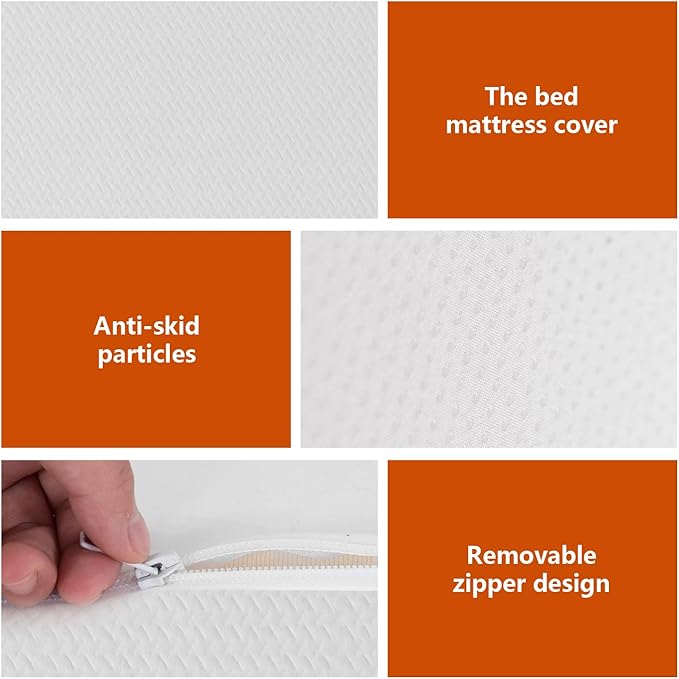 PayLessHere Full Mattress 12 Inch Gel Memory Foam Mattress with Breathable & Washable Soft Fabric Zippered Cover,Supportive & Pressure Relief Bed Mattress,CertiPUR-US CER，Fiberglass Freetified,White