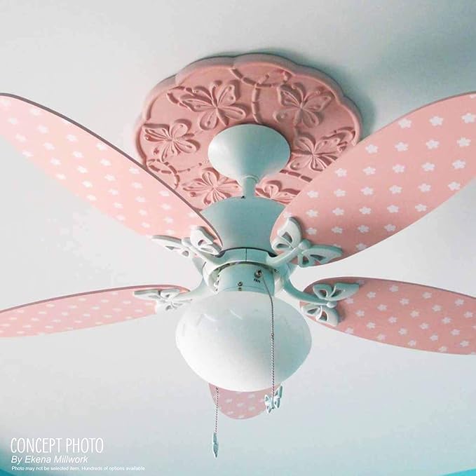 Ekena Millwork CM12BRRZS 12 1/2"OD X 3 7/8"ID X 3/4"P Bradford Ceiling Medallion Fits Canopies Up to 6 5/8", Rubbed Bronze