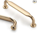 Asidrama 10 Pack 3 Inch(76mm) Brushed Brass Kitchen Cabinet Handles, Cabinet Pulls Kitchen Cabinet Hardware for Cupboard Drawer Pulls
