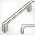 Amerdeco 10 Pack Brushed Satin Nickel Cabinet Pulls 3 Inch(76MM) Hole Centers Kitchen Cabinet Handles Hardware Kitchen Handles for Cabinets Cupboard Handles Drawer Pulls ZH0041