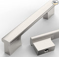 Asidrama 10 Pack 3.75 Inch(96mm) Brushed Satin Nickel Kitchen Cabinet Handles, Cabinet Pulls Kitchen Cabinet Hardware for Cupboard Drawer Pulls