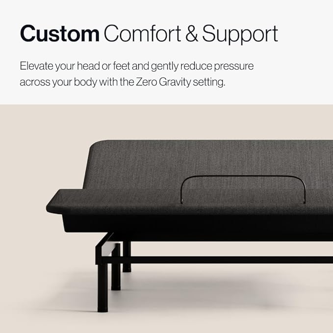 Classic Adjustable Base - Queen - Head & Foot Incline - Wireless Remote with Memory - Easy Set Up - Zero Clearance - Zero Gravity - Durable Frame