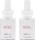 Pura & Unify Co. Home Scent Refill - Smart Home Air Diffuser - Up to 120-Hours of Luxury Fragrance per Refill - Home Essential - Clean & Safe Diffuser Fragrance - 2 Pack, Noel