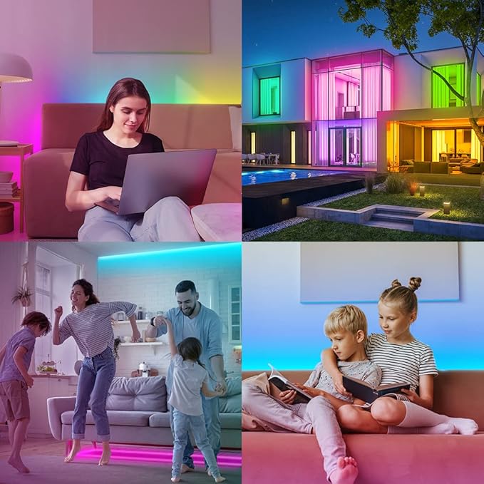 BTF-LIGHTING WS2812B IC RGB 5050SMD Pure Gold Individual Addressable LED Strip 16.4FT 300LED 60Pixel/m Flexible Full Color IP65 DC5V for DIY Chasing Color Project(No Adapter or Controller)