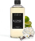 Iconic Aroma Diffuser Oil 500 ml - Scent Includes Bergamot, Sweet Berry & Oakmoss - Luxury Hotel Diffuser Oil - Oils for Aromatherapy - Fits in Any Diffuser