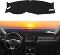 Dashboard Cover Mat Custom Fit for Volkswagen Jetta 2019-2024 2025 Dash Cover Nonslip Dash Mat Protector Sunshade No Glare Black