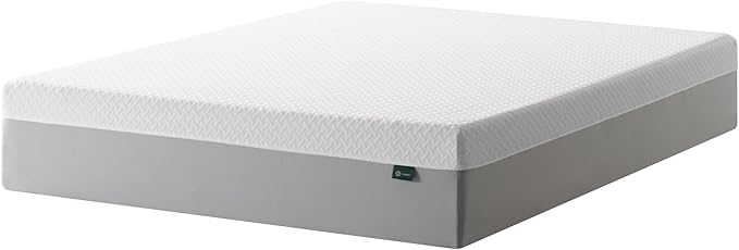 ZINUS 12 Inch Green Tea Essential Memory Foam Mattress [New Version], King, Fiberglass Free, Medium Feel, Breathable Airflow Memory Foam, Certified Safe Foams & Fabric, Mattress in A Box