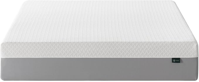 ZINUS 10 Inch Green Tea Essential Memory Foam Mattress [New Version], Full, Fiberglass Free, Medium Feel, Breathable Airflow Memory Foam, Certified Safe Foams & Fabric, Mattress in A Box