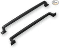 Khtumeware 2 Pack 8 Inch Matte Black Cabinet Handles - Drawer Pulls for Kitchen Cabinets, Cupboards, and Drawers - Hardware Handles