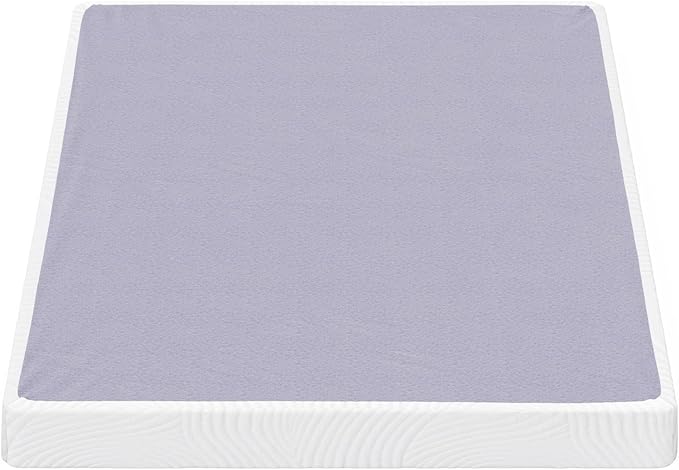 ZINUS Edgar 4 Inch Bamboo Box Spring, Mattress Foundation, Sturdy Bamboo Structure, Low Profile, Easy Assembly, King