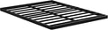 King Size Box Spring 2 Inch Low Profile, Heavy Duty Metal Box Spring Bed Base Bunkie Board, Mattress Foundation, Easy Assembly, Noise Free, Black