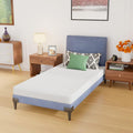 PayLessHere 5 Inch Gel Memory Foam Mattress Medium Firm Mattresses CertiPUR-US Certified Bed-in-a-Box Pressure Relieving Twin Size,Fiberglass Free，White