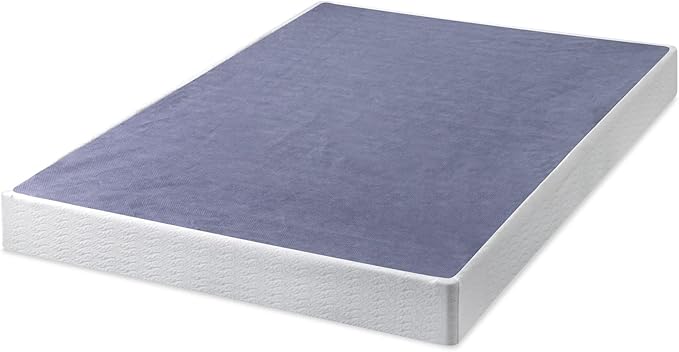 ZINUS 7 Inch Queen Metal Smart Box Spring with Quick Assembly, Mattress Foundation, Strong Metal Frame, Easy Assembly