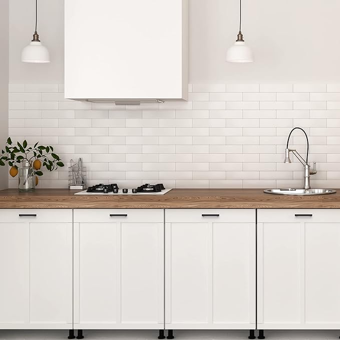 Ravinte 32 Pack 3-1/2 Inch Kitchen Square Cabinet Handles Matte Black Dresser Pulls Black Drawer Pulls Cabinet Hardware Kitchen Handles for Cupboard Drawers