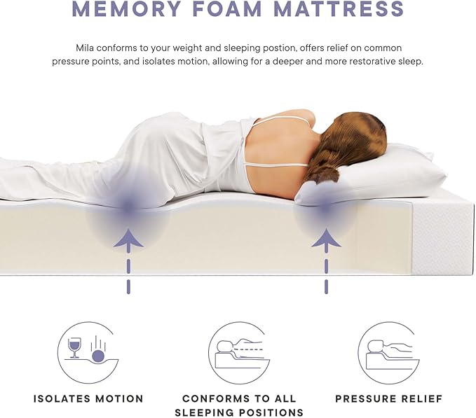 Modway Mila Firm 10" Fiberglass Free Memory Foam King Mattress