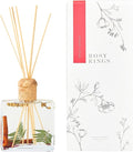 Rosy Rings Spicy Apple Botanical Reed Diffuser 13oz - Lasts 6-12 Months, Aromatherapy Diffuser, Reed Diffuser Sticks, Diffuser with Botanicals Perfect for Home Decor!
