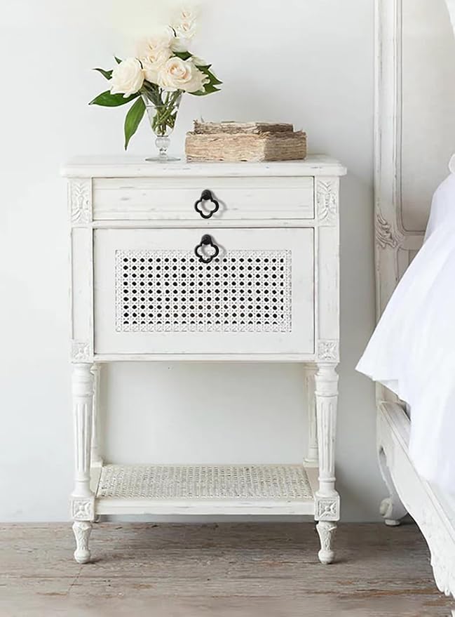 Cupboard Knobs Cabinet Knobs Drawer knobs, Zinc Alloy Black Knobs for Dresser, Cupboard Knobs for Kitchen, Bathroom (8 Pack)