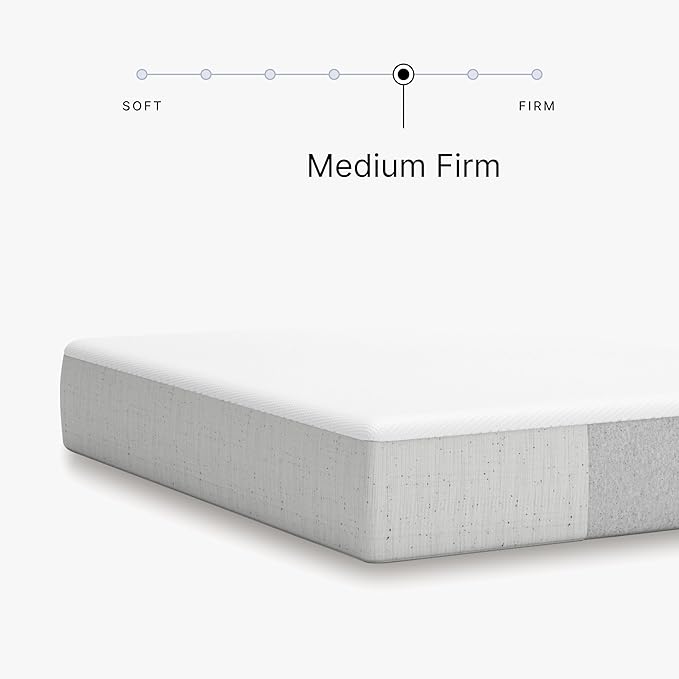 Signature Design by Ashley Twin Size Cool Max 12 Inch Medium Plush Cooling Gel Infused Memory Foam Mattress for Pressure Relief, Fiberglass Free, Mattress in A Box