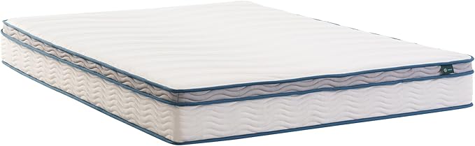 ZINUS 8 Inch Spring Sensation Hybrid Mattress [New Version], Full, Fiberglass Free, Medium Firmness, Durable Support, Certified Safe Foams & Fabric, Mattress in A Box
