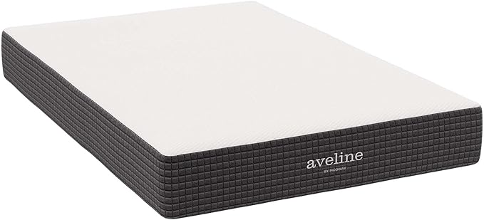 Modway Aveline Gel Infused Memory Mattress with CertiPUR-US Certified Foam, Full, White