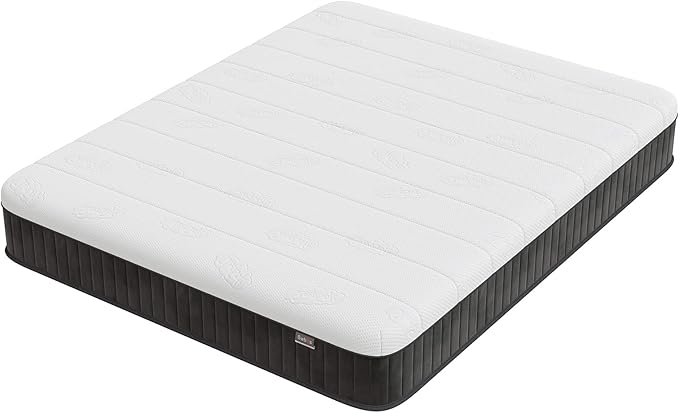 Swbvs Twin Mattress, 10 Inch Memory Foam Single Bed Mattress with Innerspring Hybrid Mattress in a Box Pressure Relief & Supportive Twin Size Mattress
