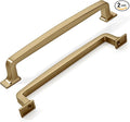 khtumeware 2 Pack 6-1/4 Inch Kitchen Cabinet Handles Brushed Brass Cabinet Pulls Brushed Gold Drawer Pulls Kitchen Cabinet Hardware Kitchen Handles for Cabinets Cupboard Handles Drawer Handles