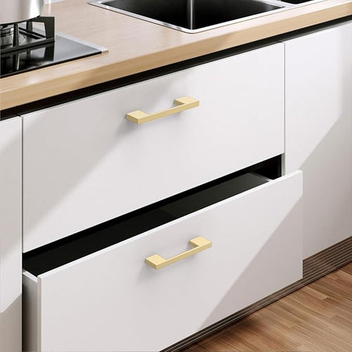 10 Pack Gold Cabinet Pulls 3 Inch Cabinets Handles Kitchen Hardware for Cabinets Gold Drawer Pulls