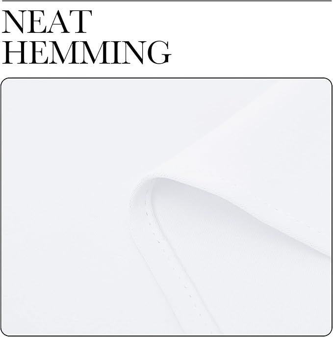 NICETOWN White Room Dividers Curtains Screens Partitions, Premium Heavyweight Laundry Room Divider for Office, Vintage and Sliding Room, Including 16 Silver Ring Top (1 Panel, 20ft Wide x 7ft Long)