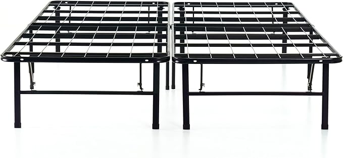 Best Price Mattress New Innovated Box Spring Metal Bed Frame, Full 14 inch