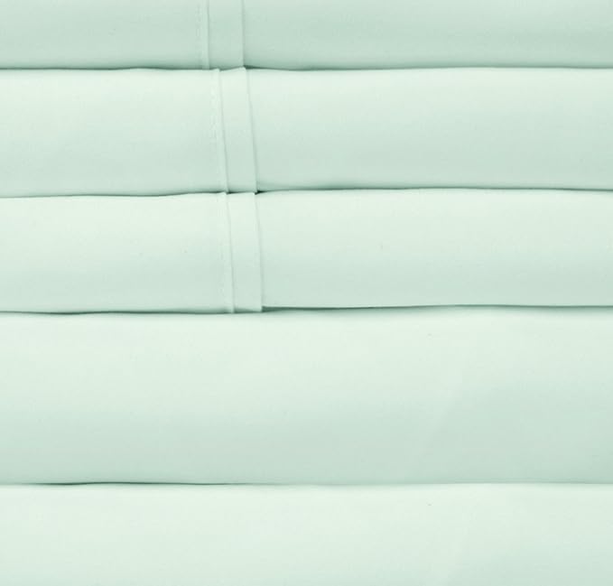 Twin XL Size Bed Sheets - 4 Piece 1500 Supreme Collection Fine Brushed Microfiber Deep Pocket Twin X-Large Sheet Set Bedding - 1 EXTRA PILLOW CASES, GREAT VALUE, Twin XL, Mint